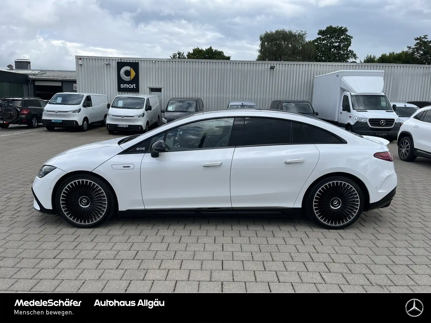 Mercedes-Benz EQE 53 EQE 53 AMG 4M+ 21" Hyper MASSAGE Carbon 3D NP148 Weiß - 2