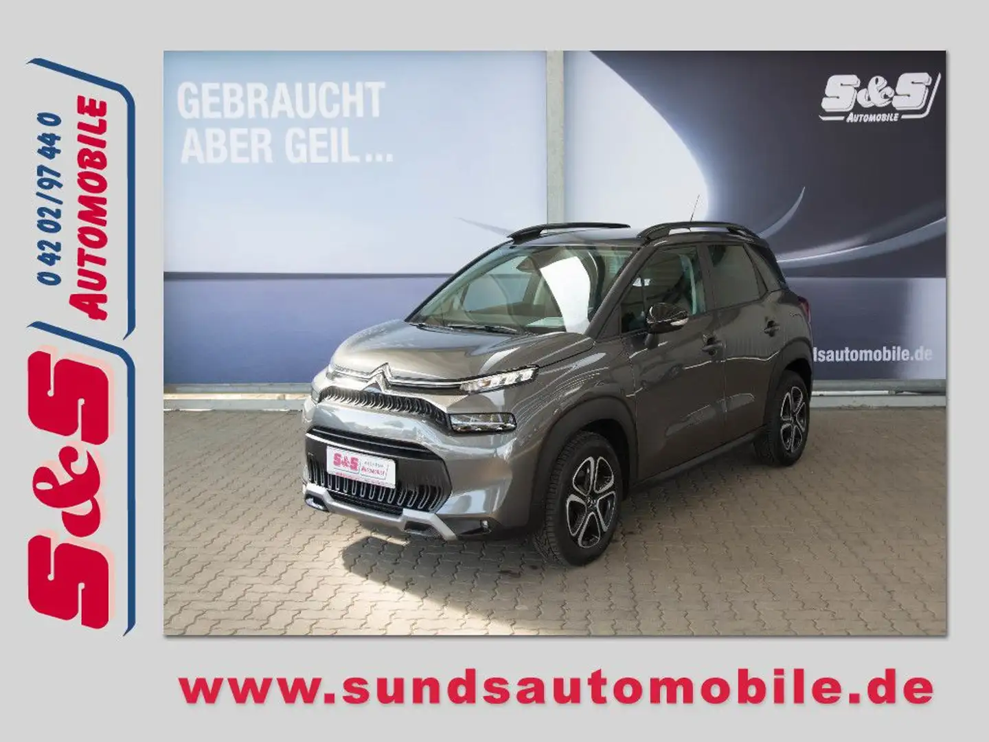 Citroen C3 Aircross 1.2 PureTech 110 Feel Pack LED/SHZG/ Grau - 1