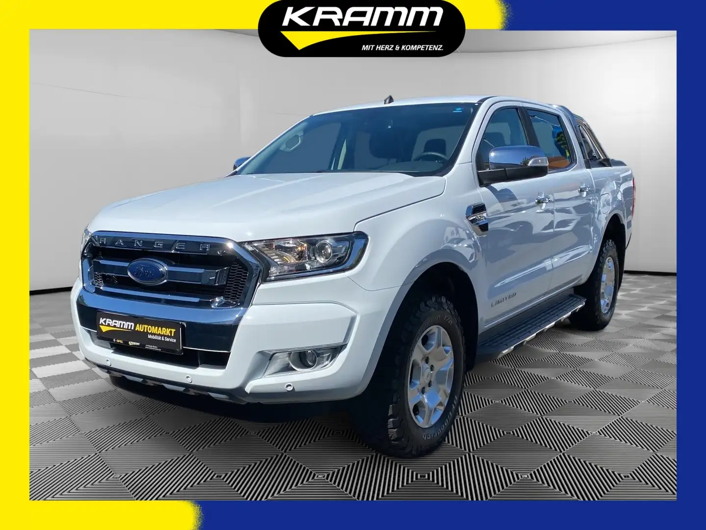 Ford Ranger Limited 3.2 TDCi Navi+Kamera Bílá - 1