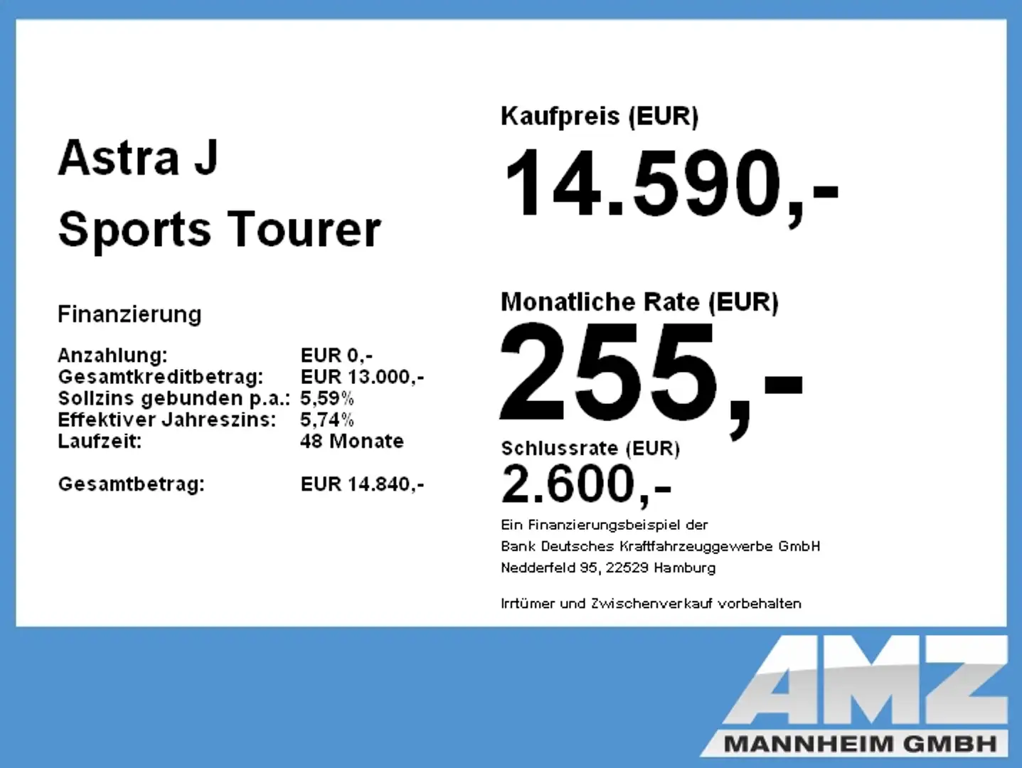 Opel Astra J Sports Tourer 1.4 Turbo  Style LM PDC Grau - 2