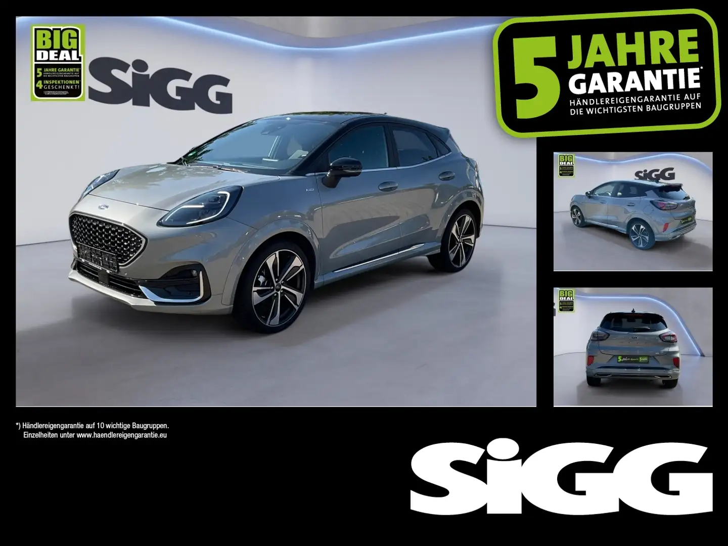 Ford Puma Vignale ST-LINE Hybrid NAVI Allwetter LED Silber - 1