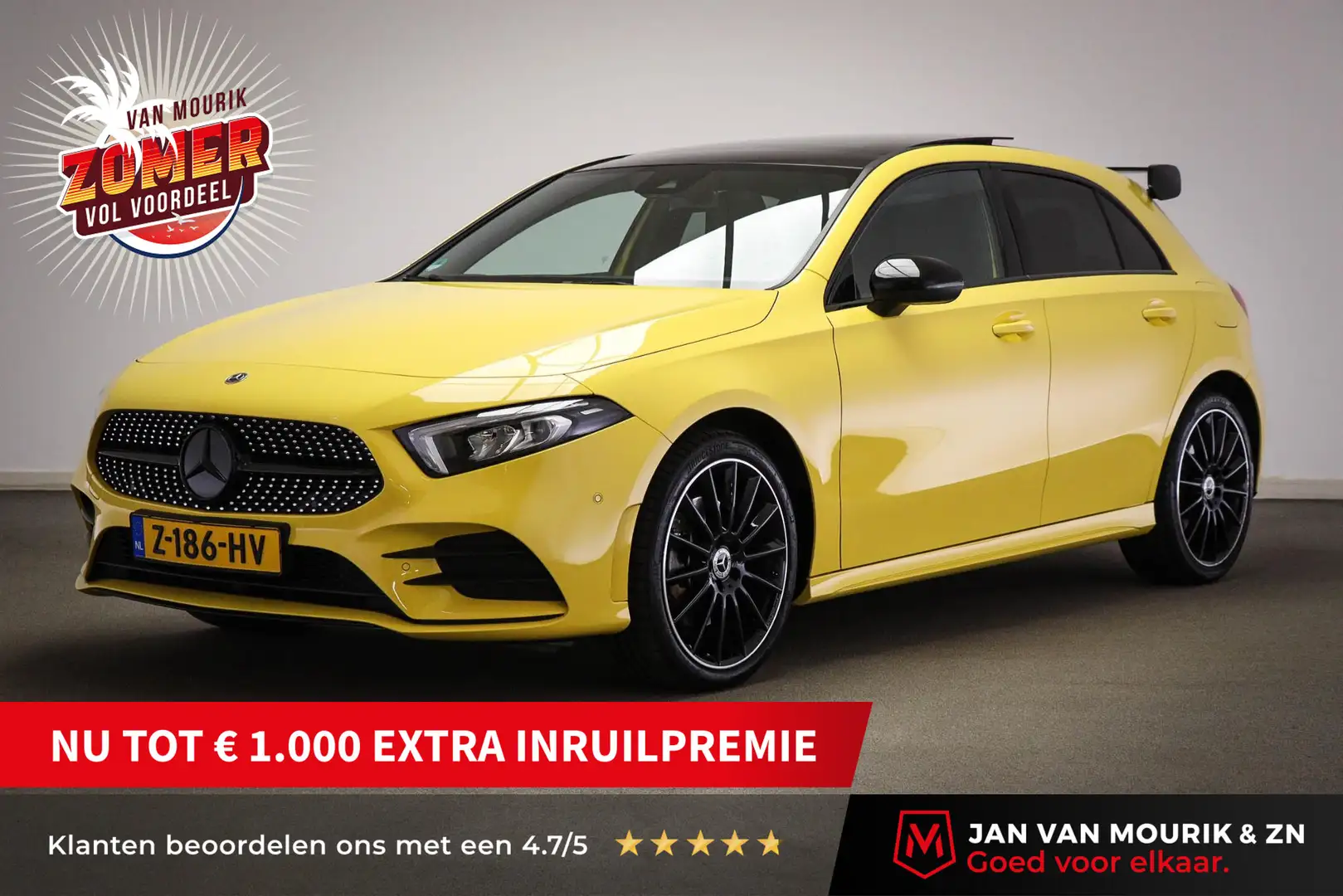 Mercedes-Benz A 250 e Luxury Line | PANORAMADAK | DAB | SFEERVERLICHTI Желтый - 1