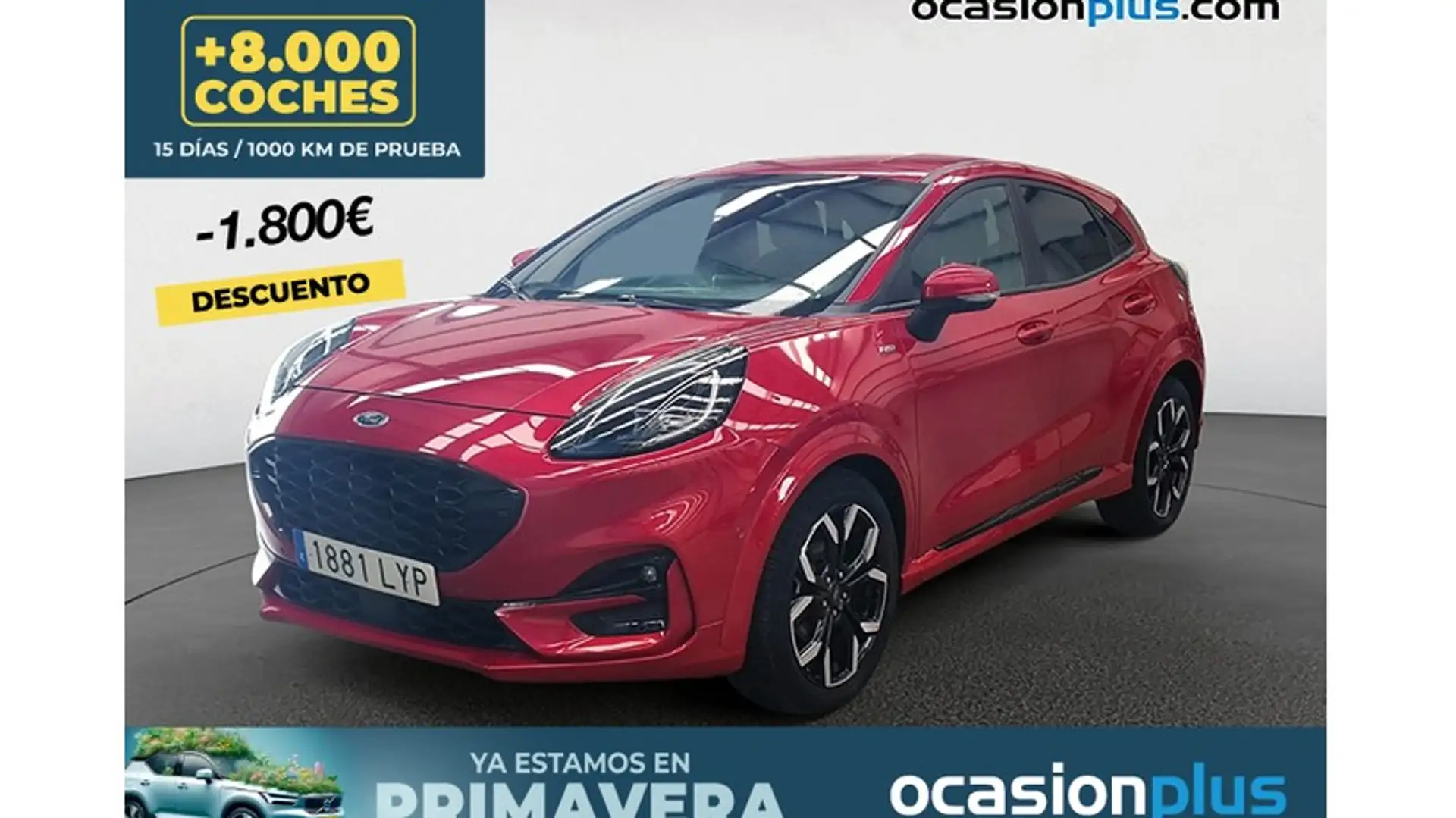 Ford Puma 1.0 EcoBoost MHEV ST-Line X 155 Rood - 1