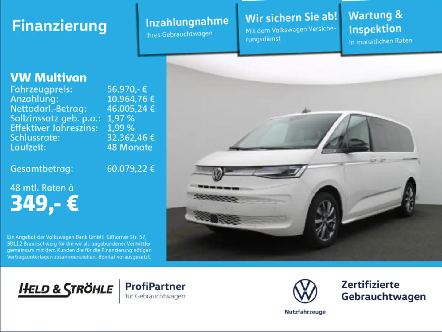 Volkswagen T7 Multivan T7 Multivan Style 2.0 TDI DSG Lang IQ AHK HuD 18 Bianco - 1
