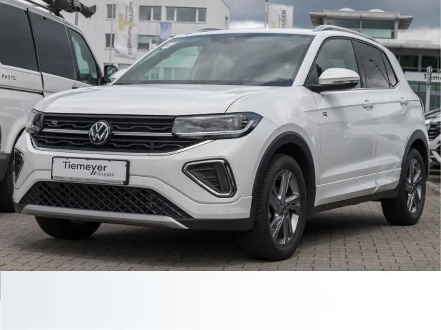 Volkswagen T-Cross 1.5 TSI DSG R-LINE IQ.LIGHT NAVI AHK ASS Weiß - 2