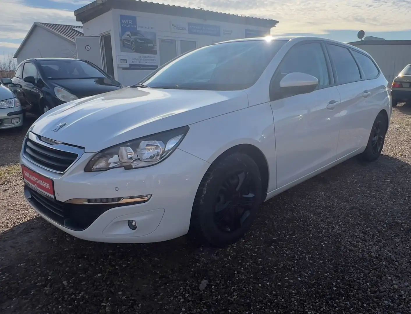 Peugeot 308 SW 130 Panoramadach/-PDC/-Navi. Blanc - 2