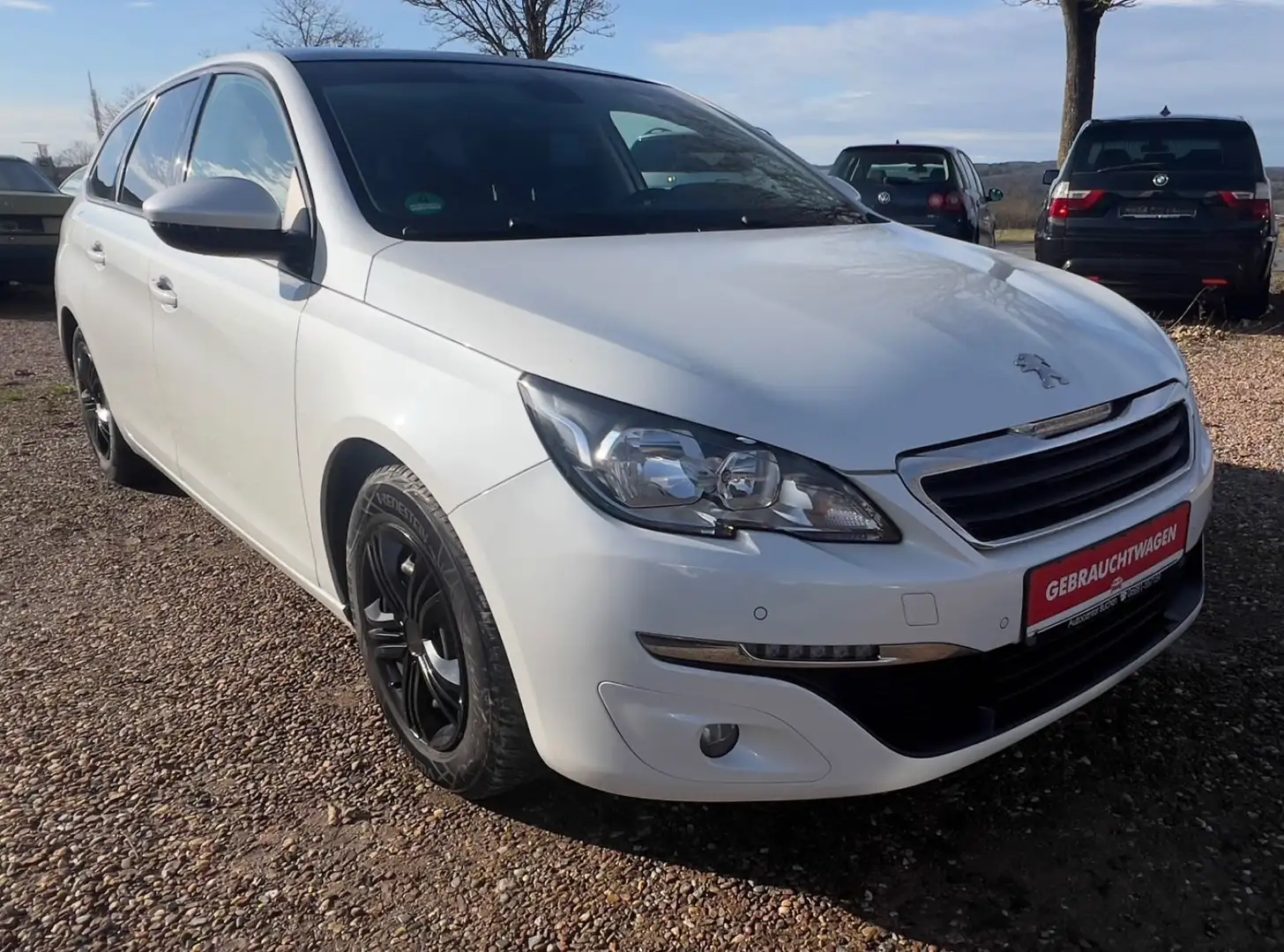 Peugeot 308 SW 130 Panoramadach/-PDC/-Navi. Blanc - 1