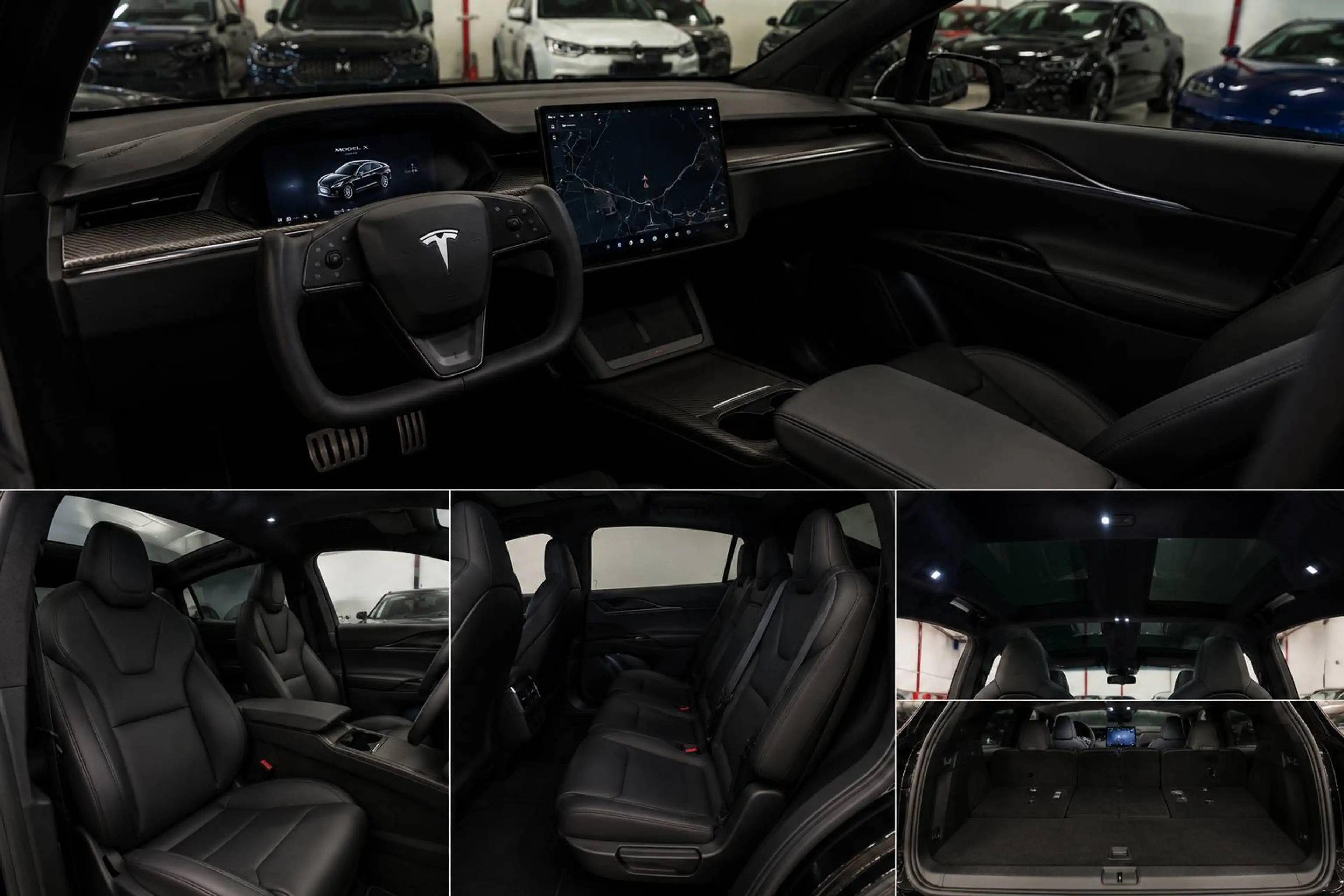 Tesla Model X Long Range AWD - Premium - All Black - 22 wheels- towhook — photo 8