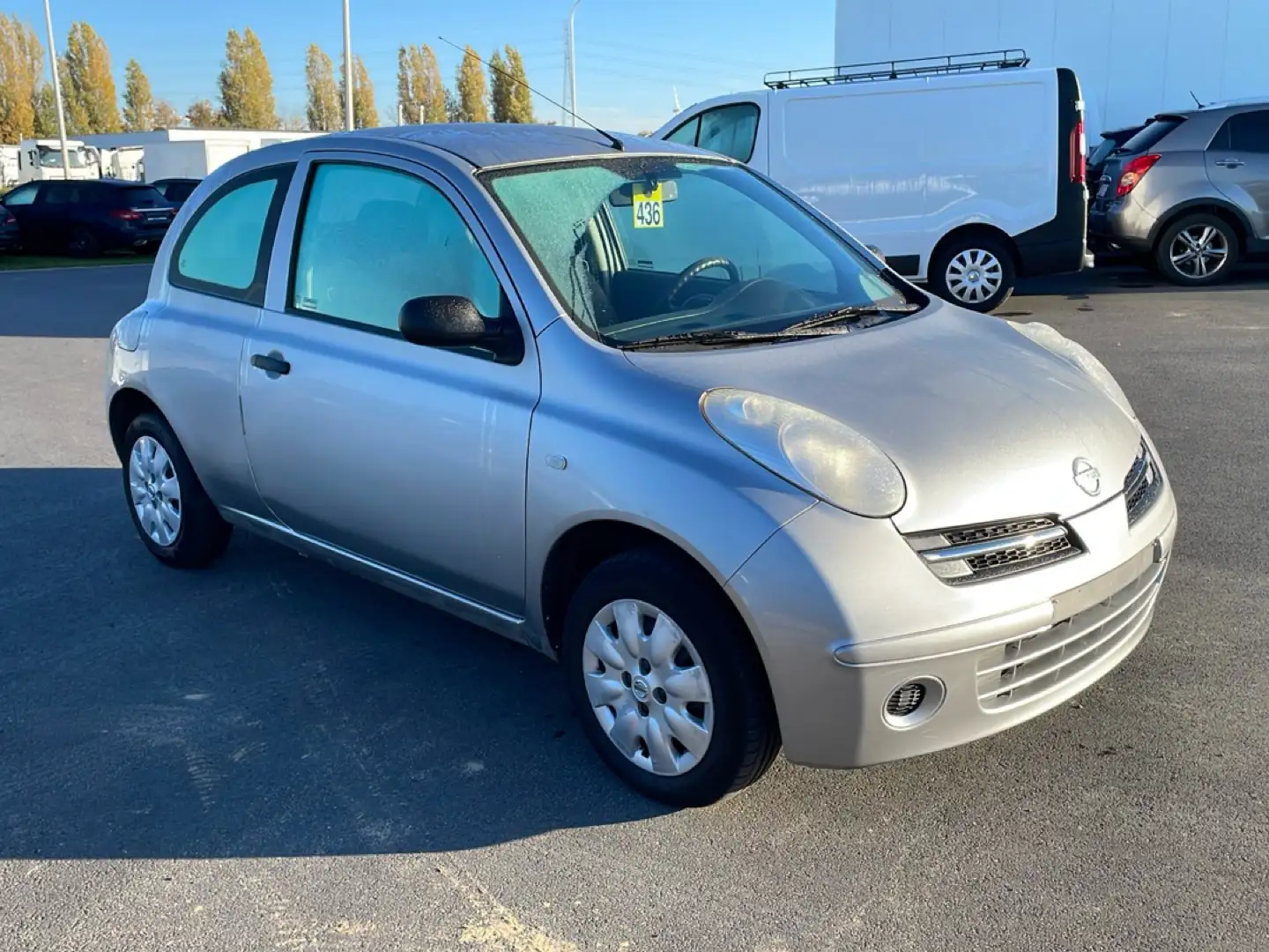 Nissan Micra Handelaar of Export Airco Zilver - 1