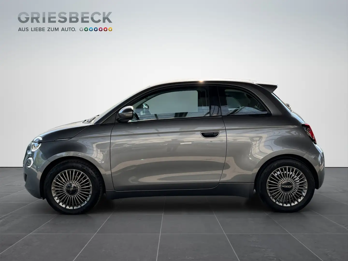 Fiat 500e 500 e Icon LED+Navi+Fernlichtass.+KeyLess+KlimaA Grau - 2