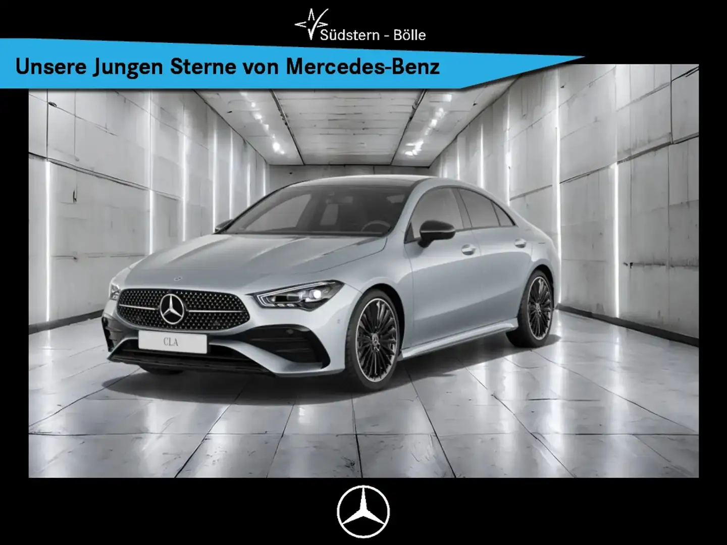Mercedes-Benz CLA 220 d AMG+AMBIENTE+DISTRO+MEMORY+MULTIBEAM Silber - 1