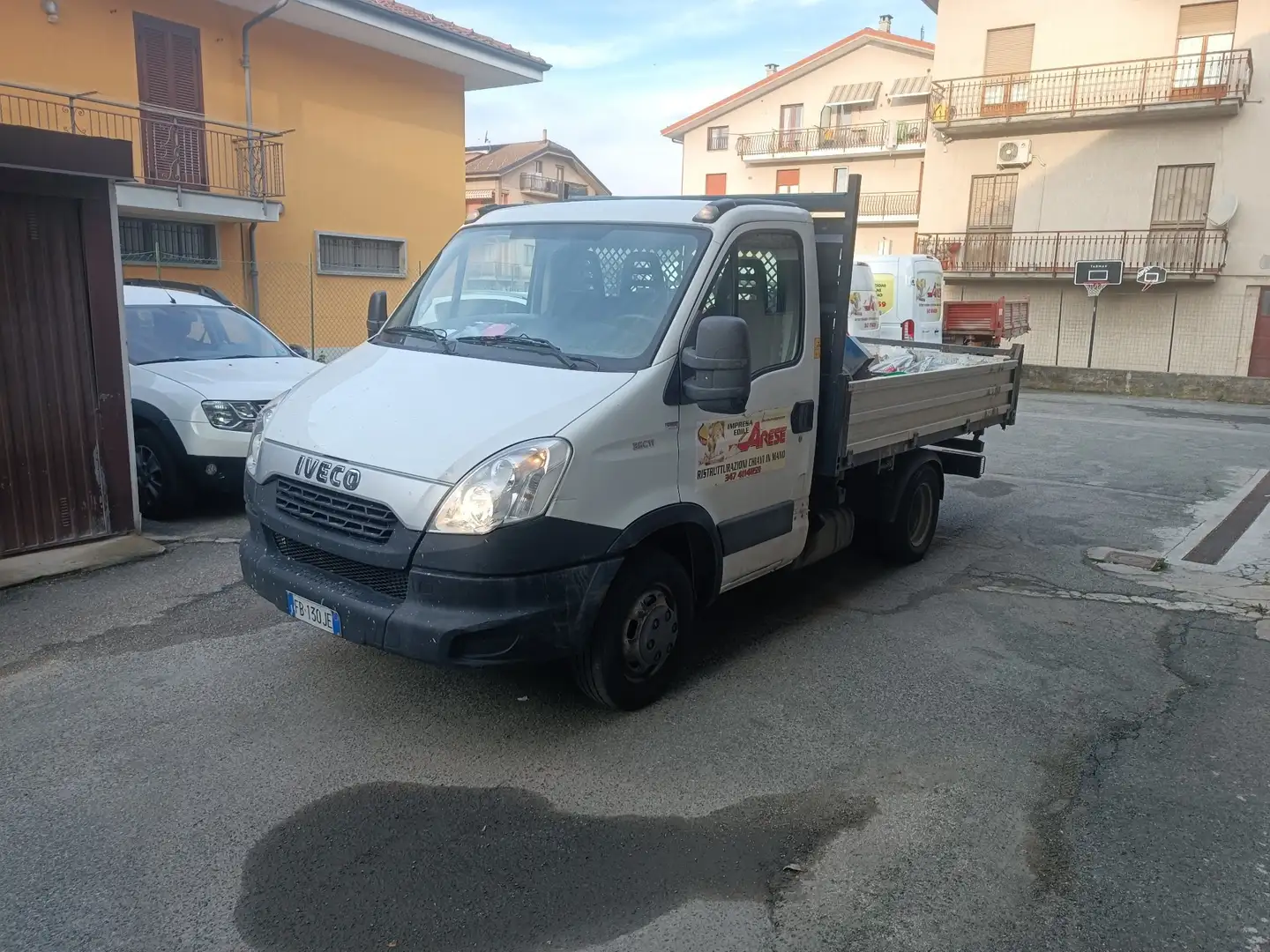Iveco Daily ribaltabile trilaterale Blanc - 1