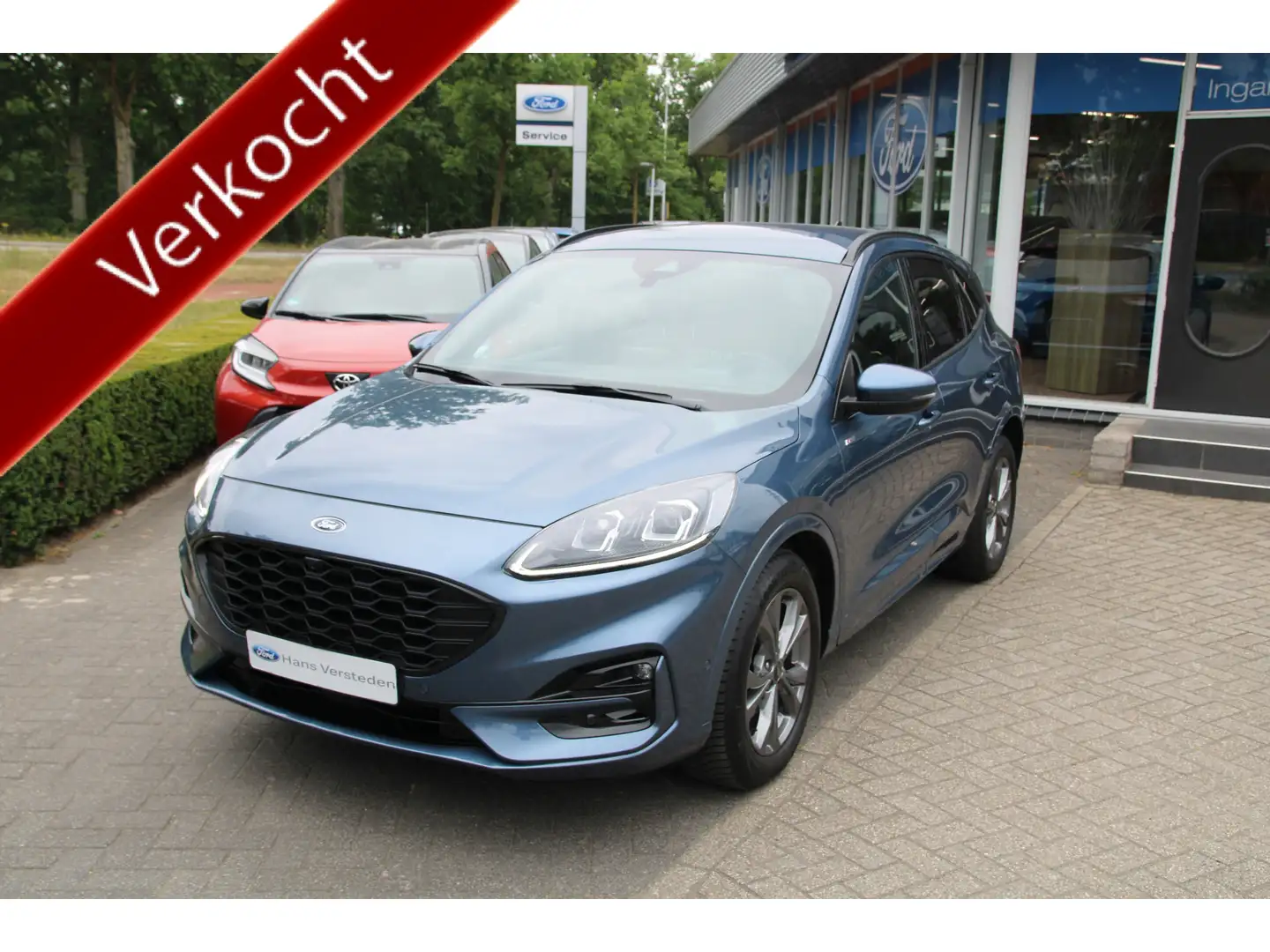 Ford Kuga 1.5 EcoBoost 150 PK ST-Line X WINTERPACK | TREKHAA Bleu - 1