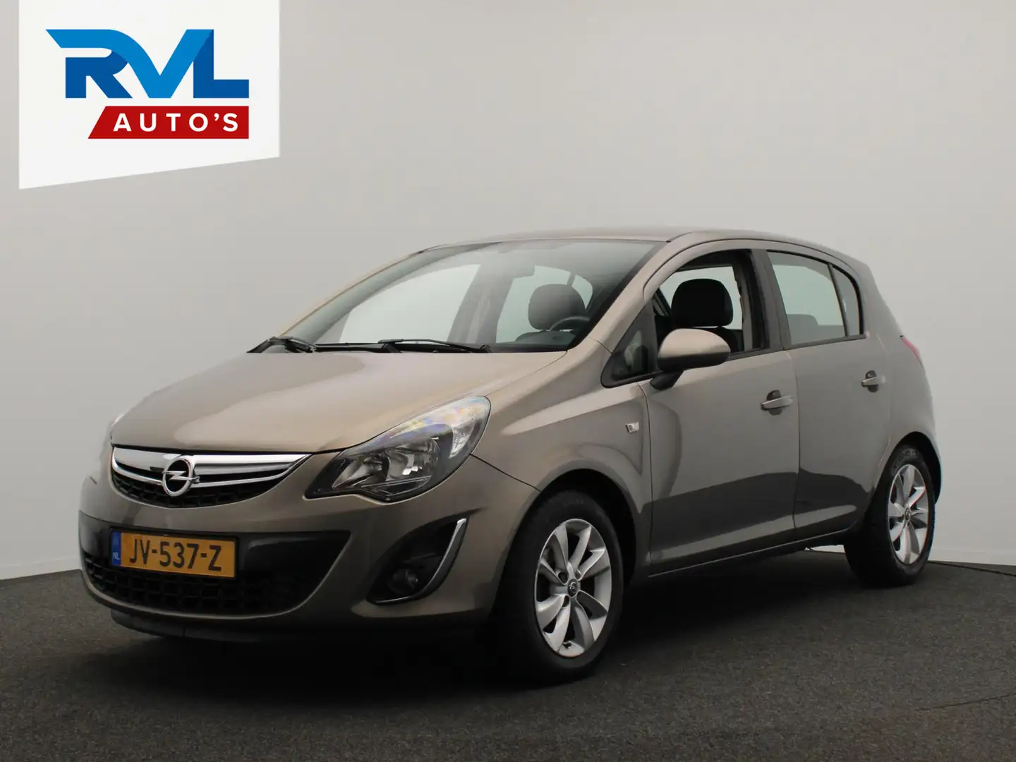 Opel Corsa 1.2-16V Design Edition * Trekhaak * Airco 1/2 Lede Grijs - 1