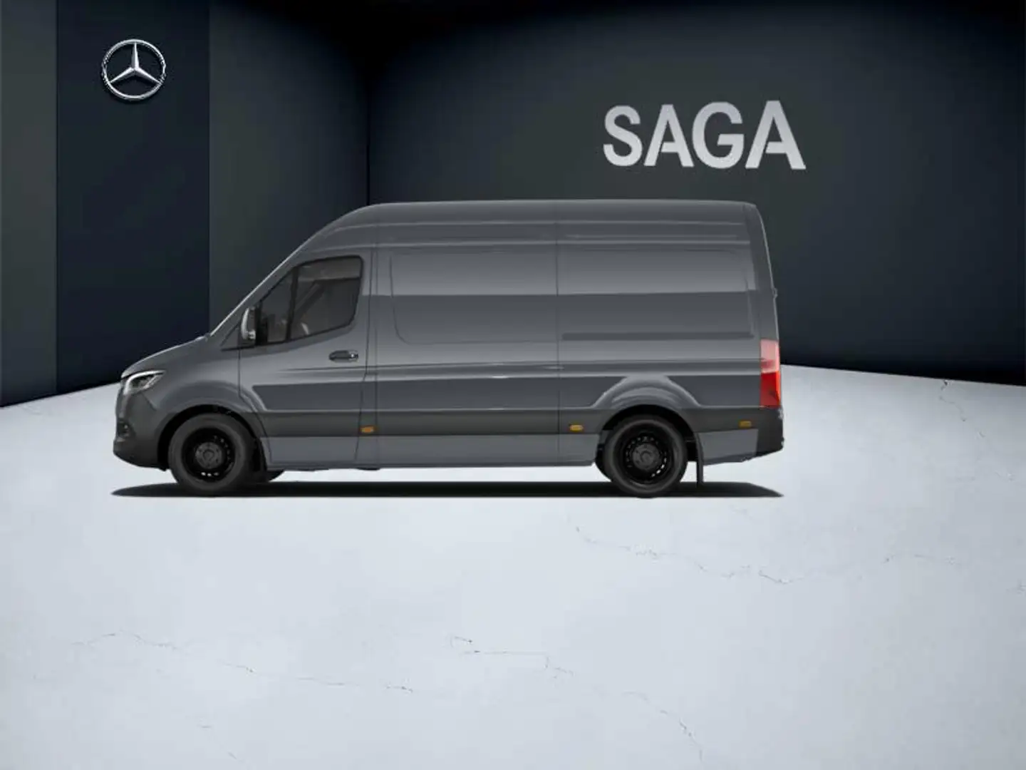 Mercedes-Benz Sprinter 319 CDI Fourgon SELECT Toit sureleve Stan Sprinte Gris - 2