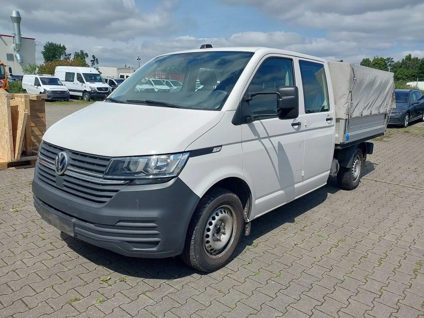 Volkswagen T6.1 Doka 2,0 TDI 4Motion Allrad Pritsche Plane Weiß - 1