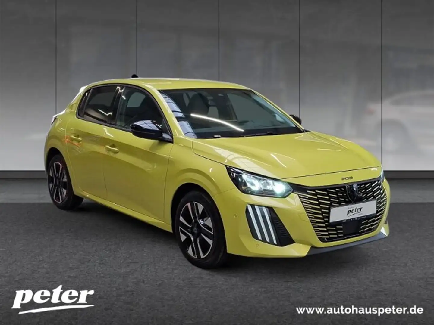 Peugeot 208 208 Allure 100 Navi+Sicht+Drive Assist Gelb - 2