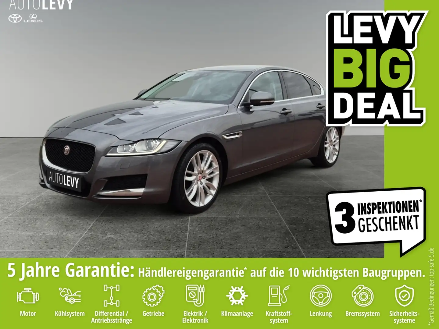 Jaguar XF 20d Prestige Bi-Xenon*Keyless*Navi*Sitzheizung Grey - 1