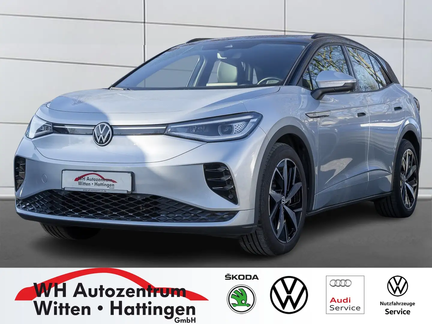 Volkswagen ID.4 4Motion GTX 220 kW WÄRMEPUMPE AHK AREAVIEW IQ-L... Silber - 1