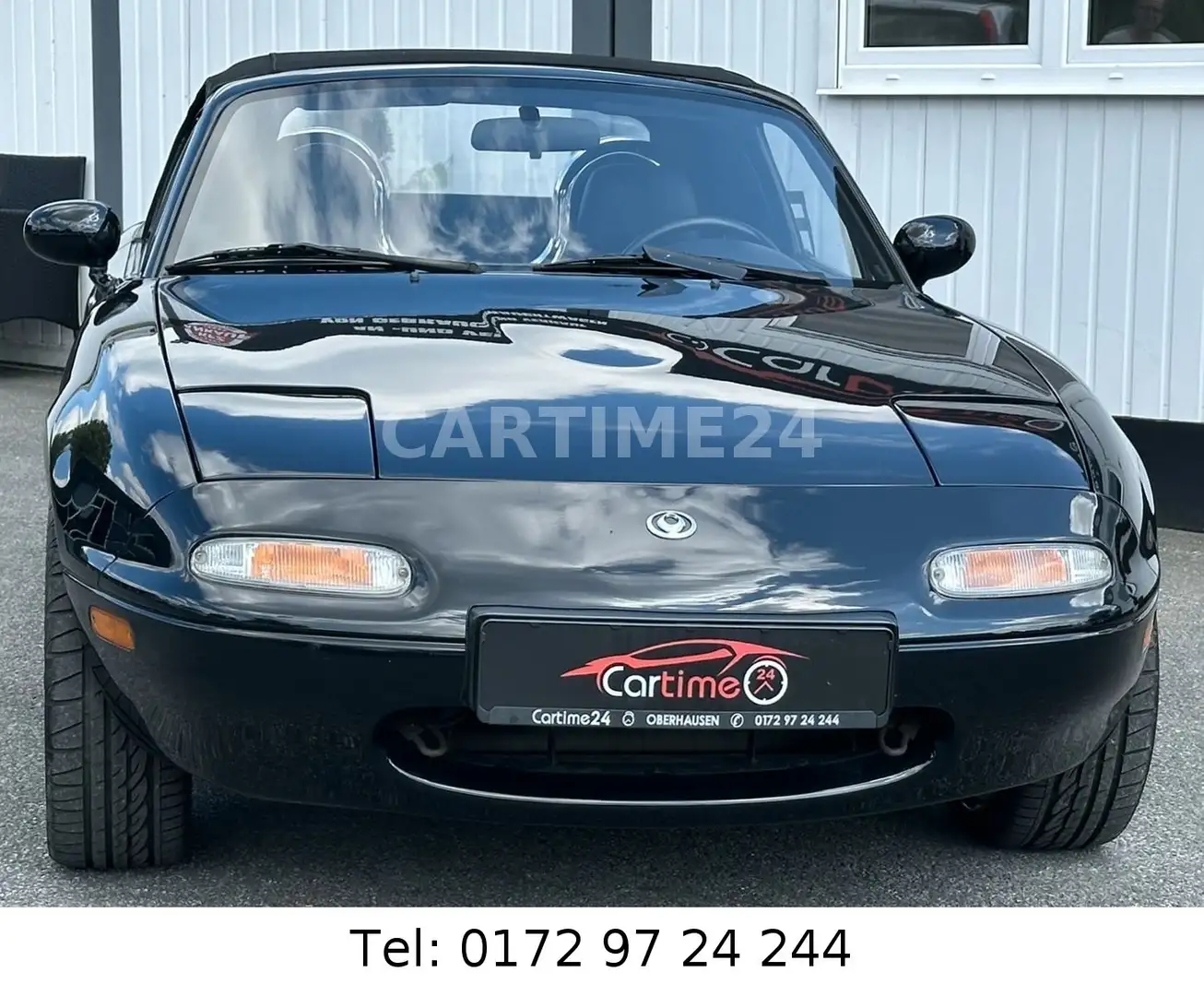 Mazda MX-5 1.6*YOUNGTIMER*2.HAND*SCHECKHEFT*1A ZUSTAND Schwarz - 1