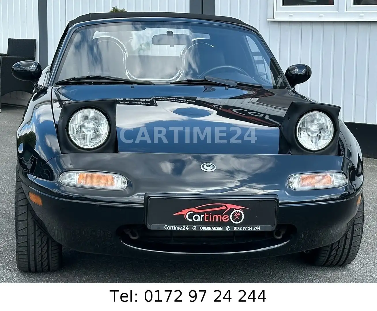 Mazda MX-5 1.6*YOUNGTIMER*2.HAND*SCHECKHEFT*1A ZUSTAND Schwarz - 2