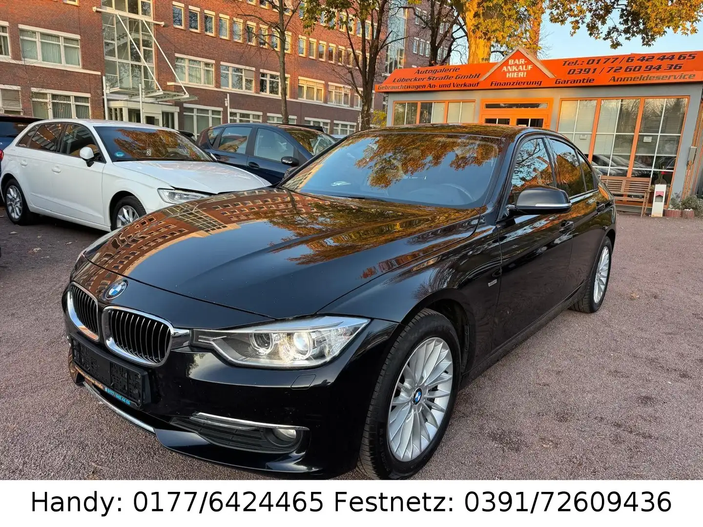 BMW 318 d 1.HAND/XENON/NAVI/SHZ/PDC/ALU/TOP! Schwarz - 1