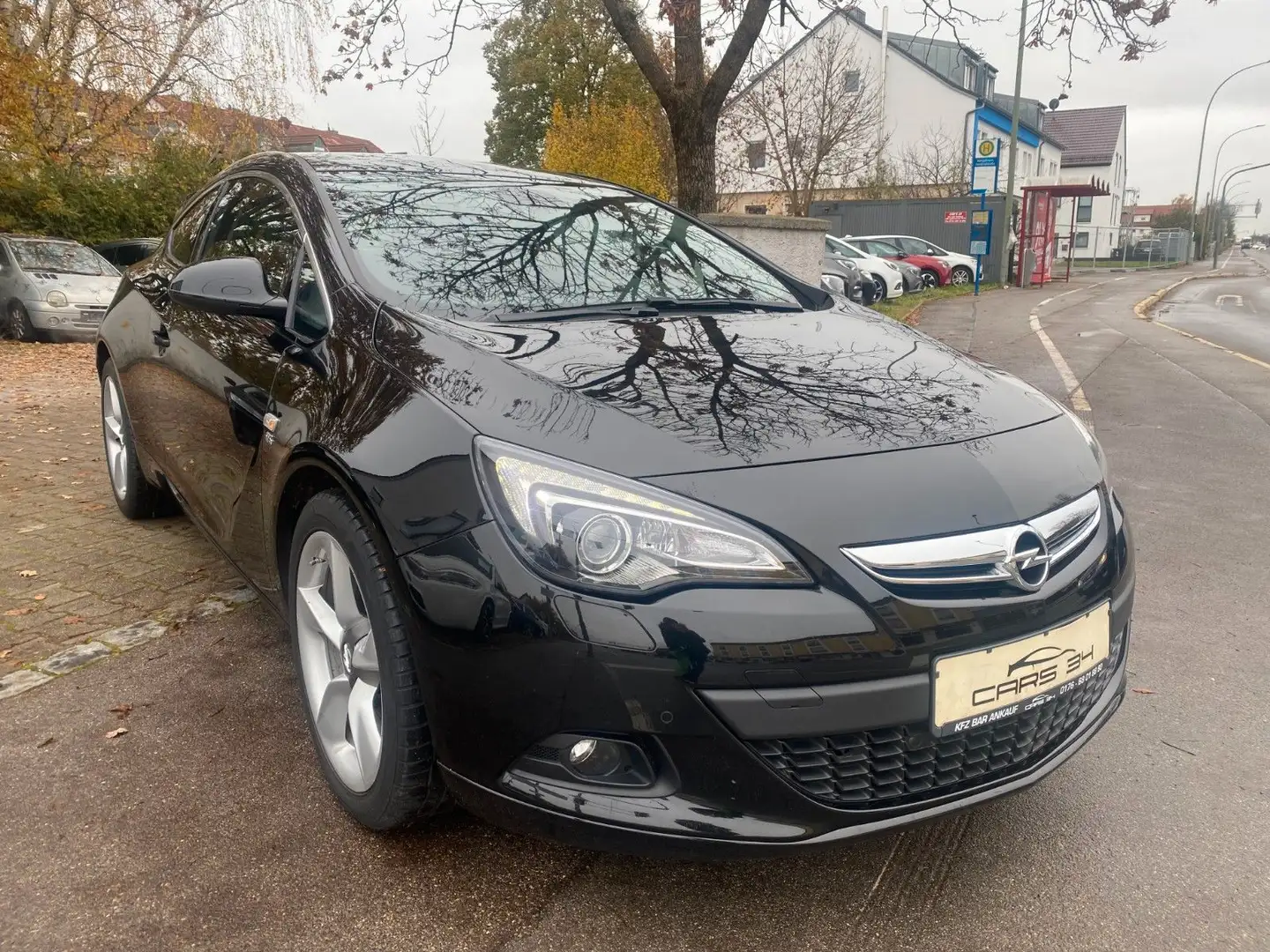 Opel Astra J GTC Excite OPC *VOLL AUSSTATTUNG* Negro - 2