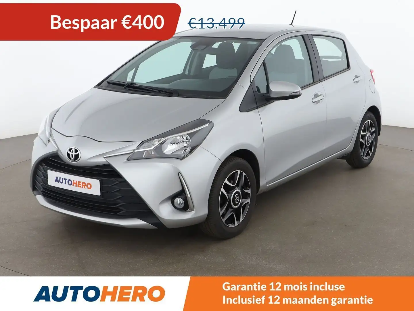 Toyota Yaris 1.5 Dual VVT-iE Dynamic Grijs - 1