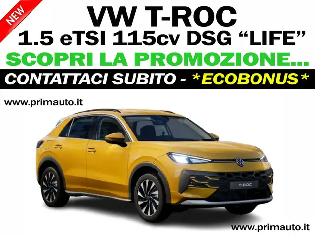 Volkswagen T-Roc T-Roc 1.5 eTSI "Life" 115cv DSG - OFFERTA! (#0126)