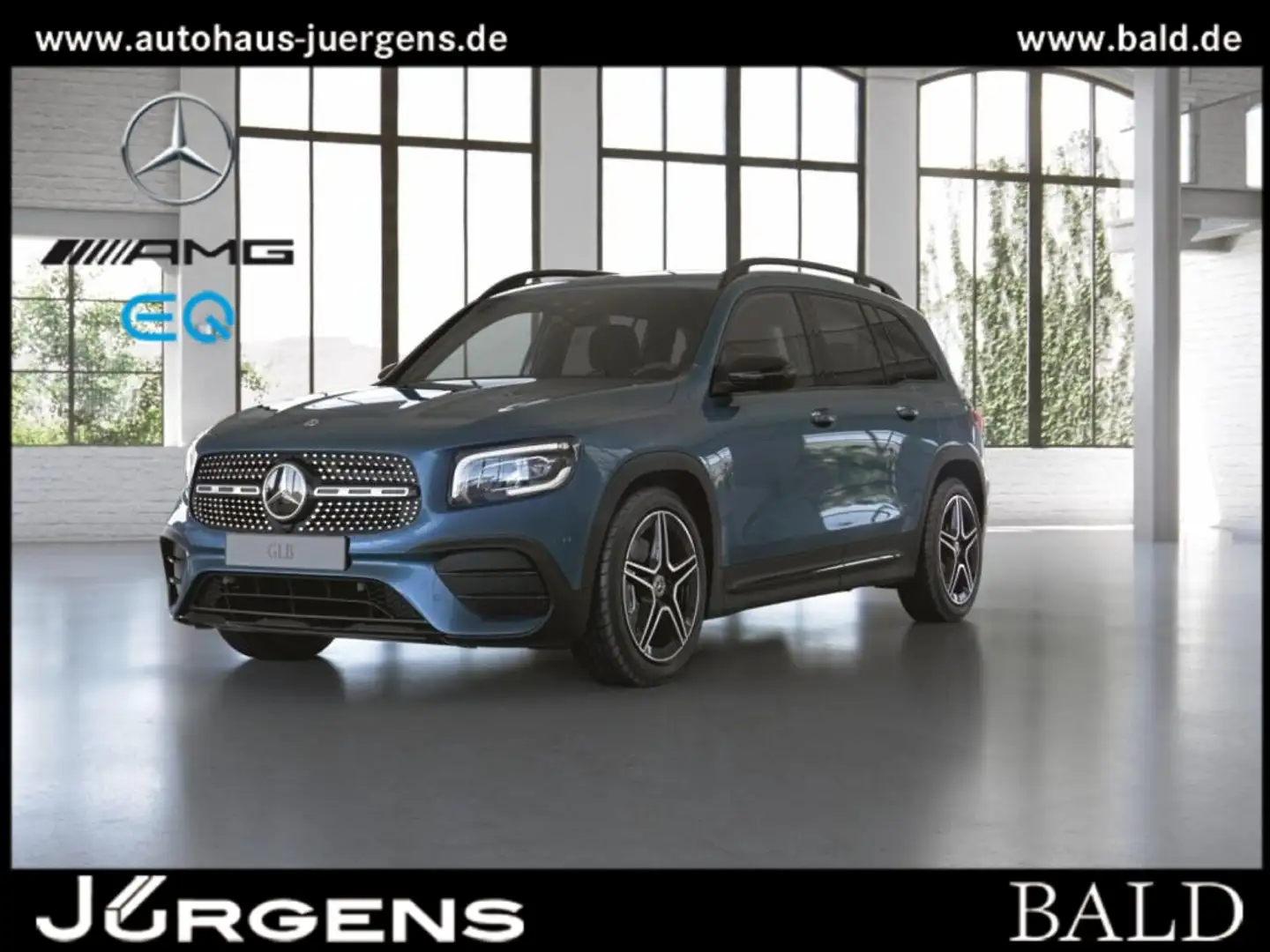 Mercedes-Benz GLB 250 4M AMG-Sport/AHK/Night/LED/Kamera/Easy-P Blau - 1