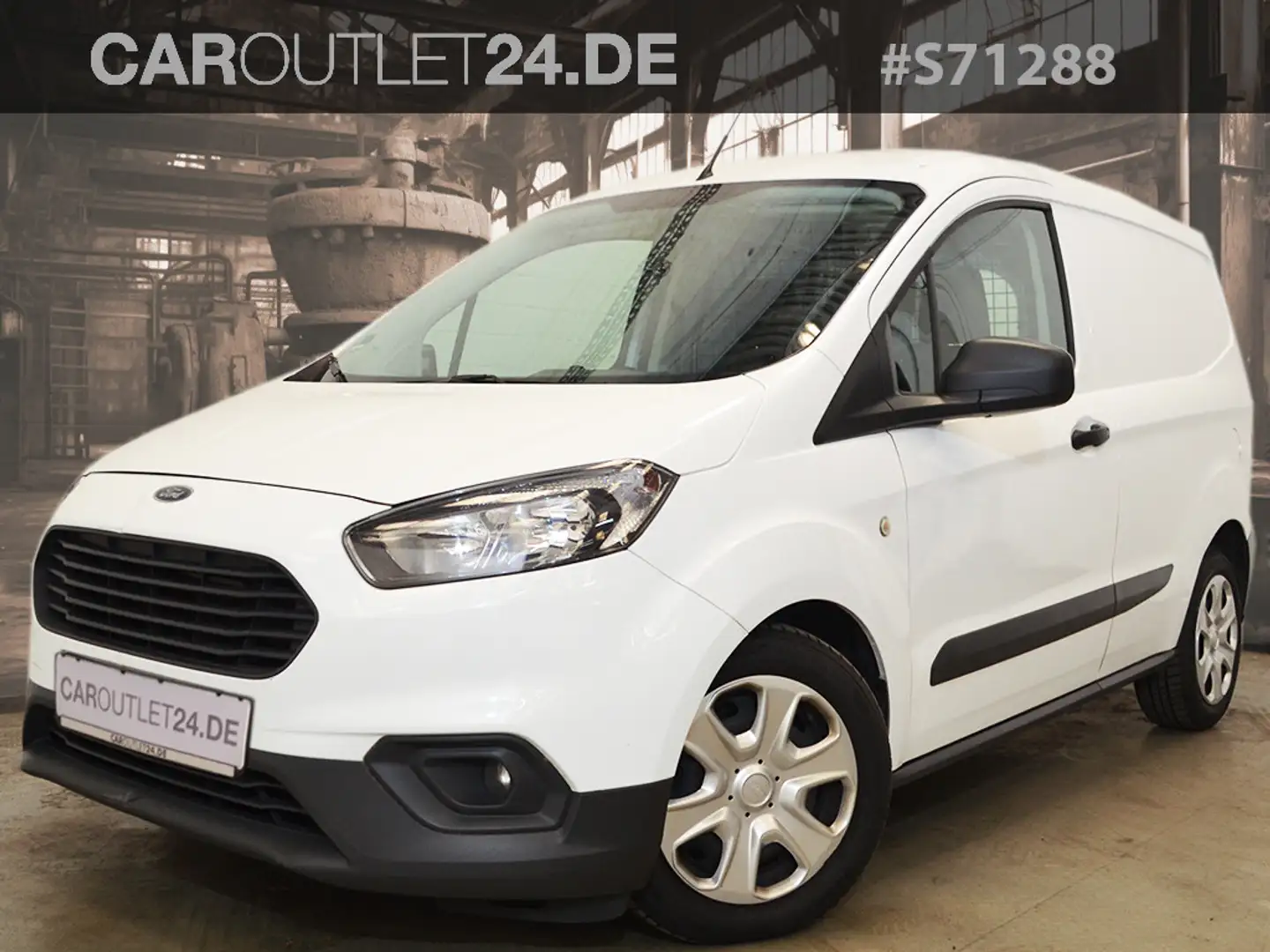 Ford Transit Courier 1,5 TDCi Kasten *Klima 1.Hand* Weiß - 1