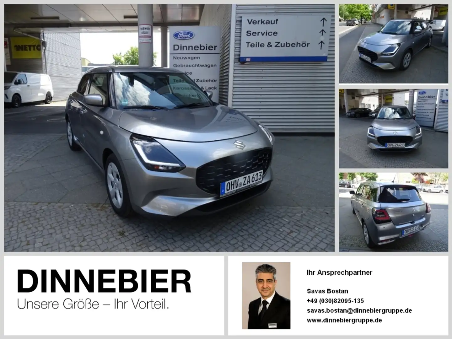 Suzuki Swift COMFORT CVT HYBRID Silber - 1