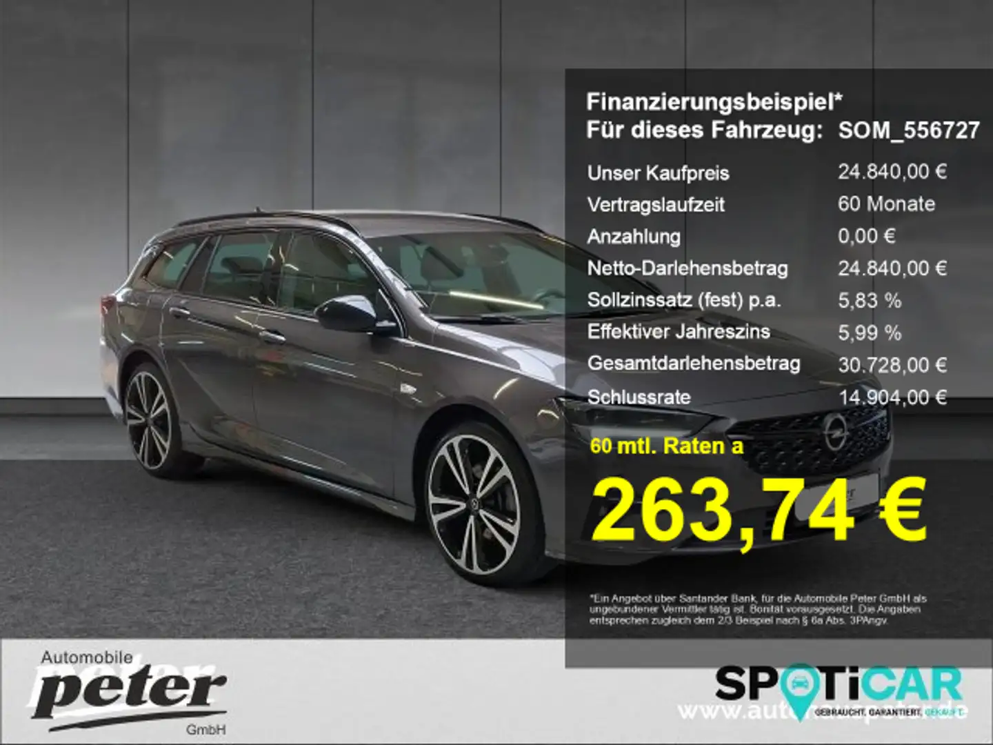 Opel Insignia Insignia ST 2.0 CDTI Ultimate OPC-Line Intellilux  Gris - 1