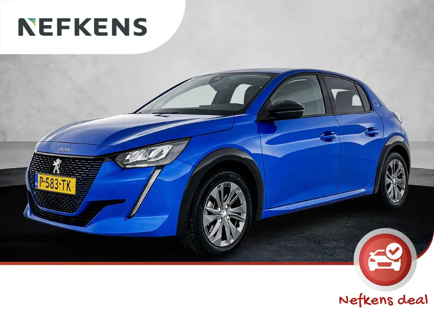 Peugeot e-208 EV Allure Pack 50 kWh 136pk Automaat Navigatie | C Blauw - 1