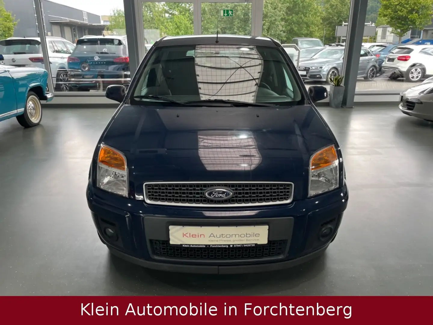 Ford Fusion Plus Aut. Klima SHZ AHK LM Felgen TÜV-NEU Albastru - 2