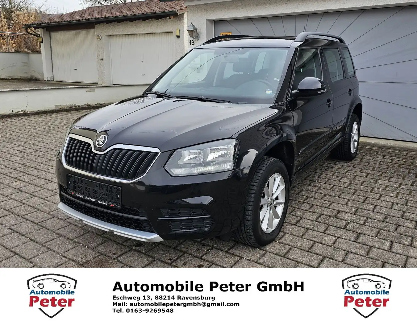 Skoda Yeti 2.0 TDI Cool Edition PDC 4x4 AHK Schwarz - 1