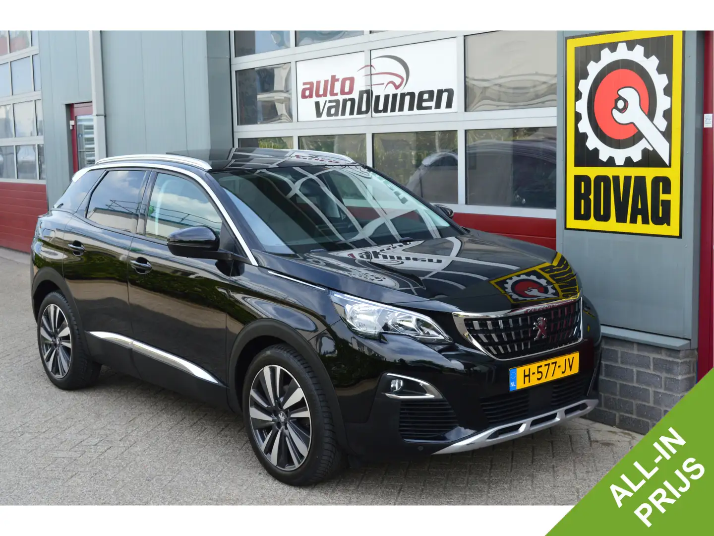 Peugeot 3008 1.2 PureTech Blue Lease Premium O.a: Pano, Clima, Noir - 1