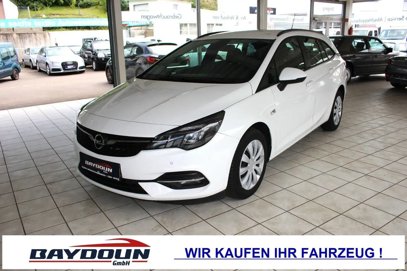 Opel Astra K ST 1.5 Edition/EU6d/Klima/Navi/1.Hd Weiß - 1