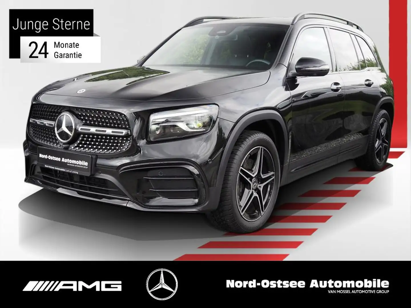 Mercedes-Benz GLB 200 AMG ADV.+ 360°KAM MULTIBEAM PANO AHK SHZ Noir - 1
