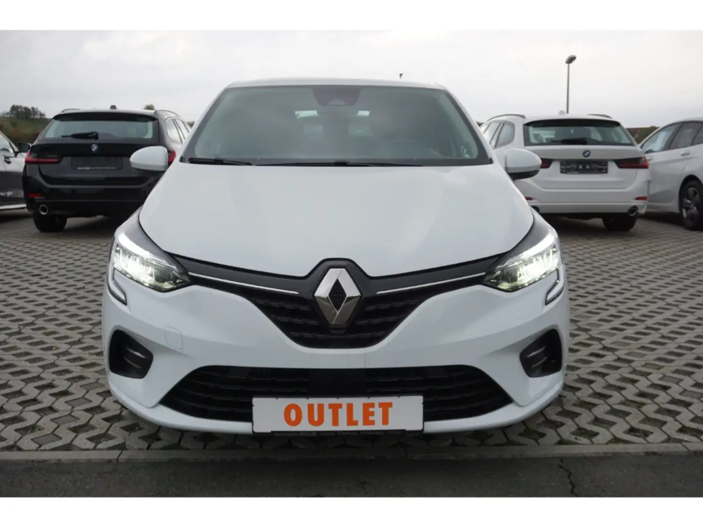 Renault Clio V 1.0 TCe90-Klima-Sizhz-Tempo-LED-AppleCPlay-EU6 Weiß - 2