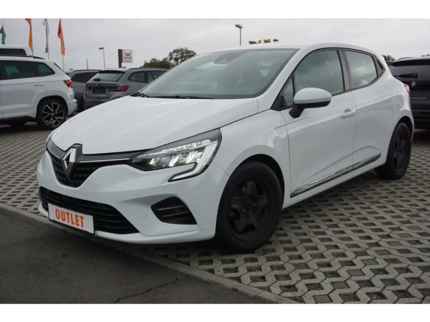 Renault Clio V 1.0 TCe90-Klima-Sizhz-Tempo-LED-AppleCPlay-EU6 Weiß - 1