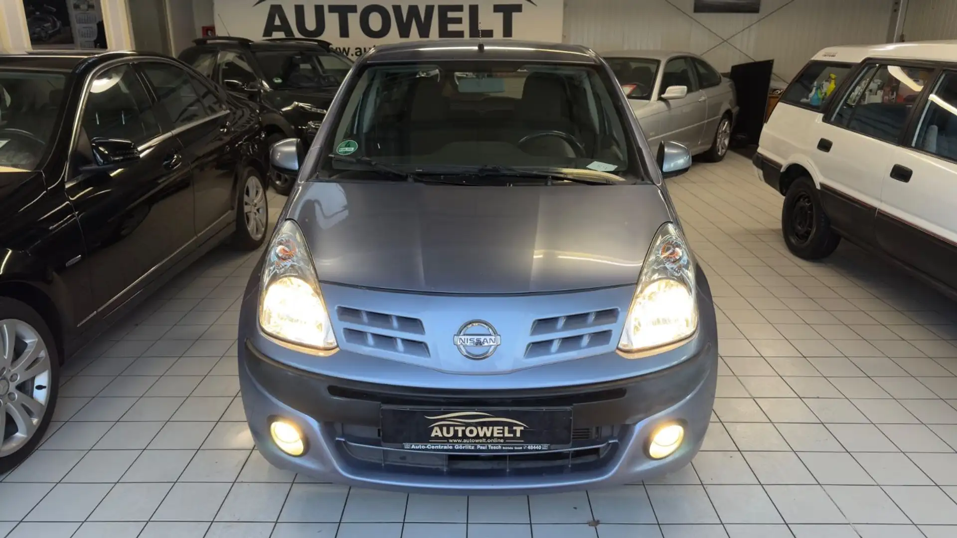 Nissan Pixo Acenta*TÜVneu*Service*Automatik*Klima*Saube Blau - 2