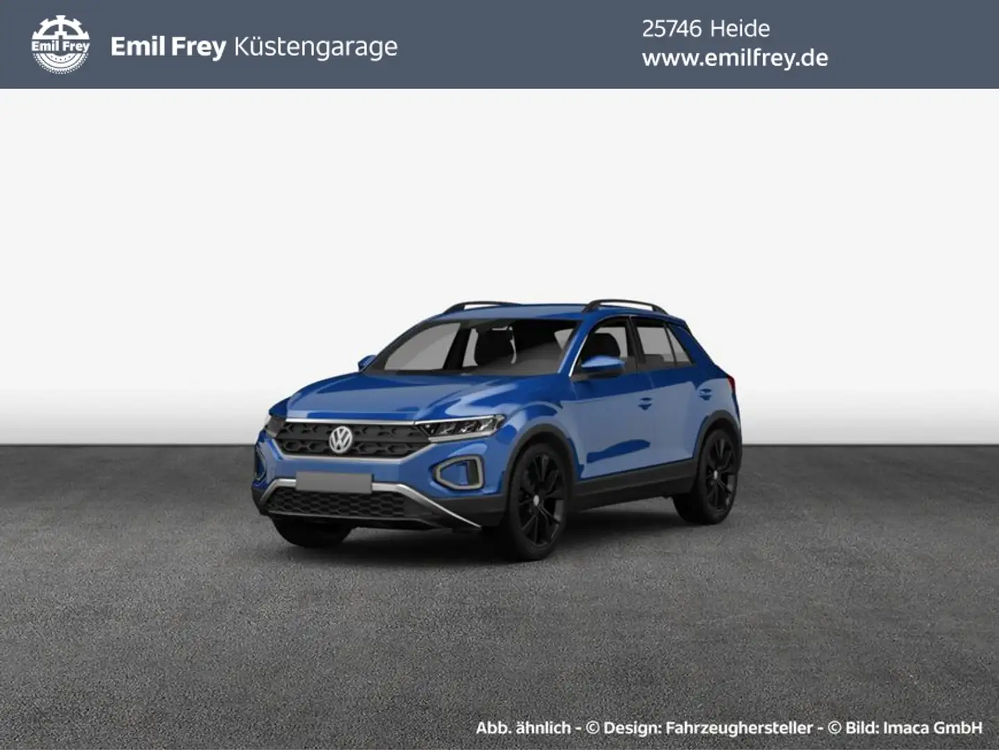 Volkswagen T-Roc 2.0 TDI Style Fahrschulwagen AHK REAR VIEW P Blau - 1