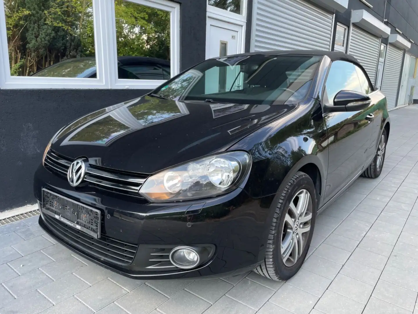 Volkswagen Golf VI Cabriolet BMT/1-Hand/SHZ/ALU Schwarz - 1