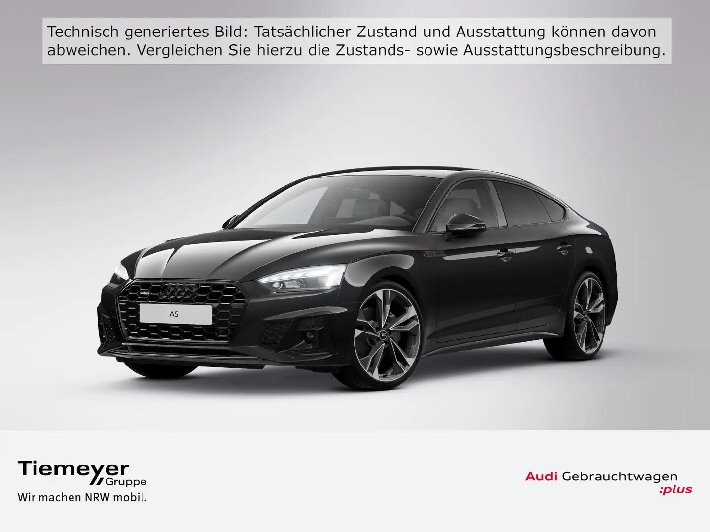 Audi A5 40 TFSI Q 2x S LINE MATRIX NAVI+ Bu Schwarz - 1