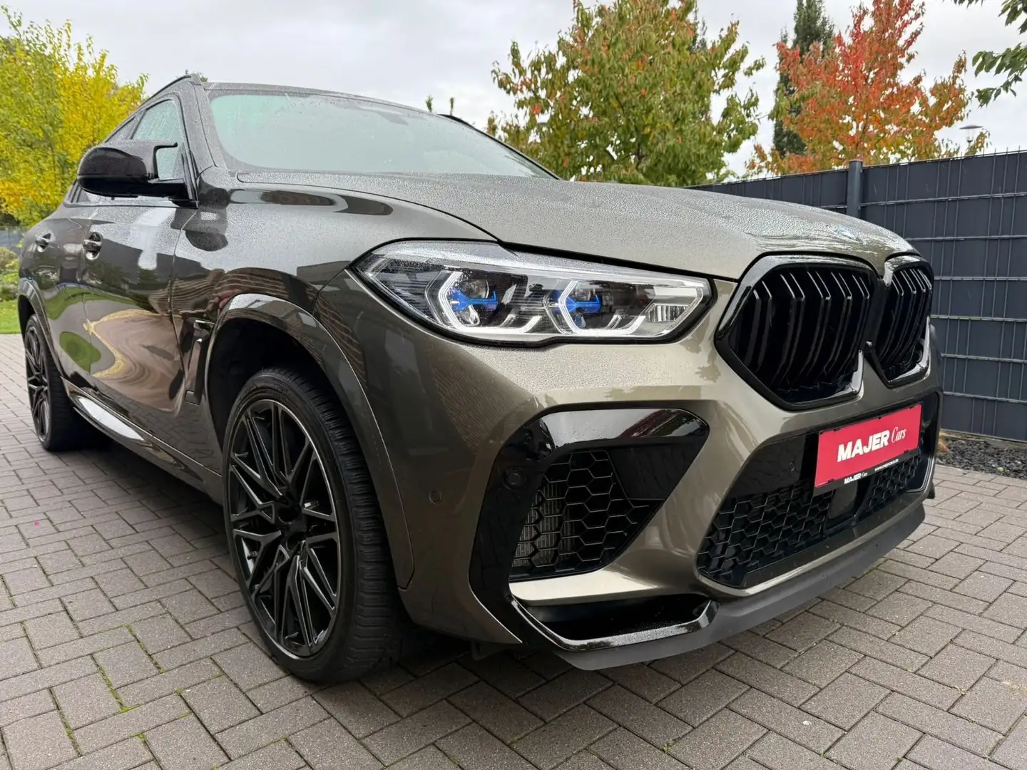 BMW X6 M Competition*HEADUP*MEM*PANO*B&W*LASER*LEDER Gris - 1