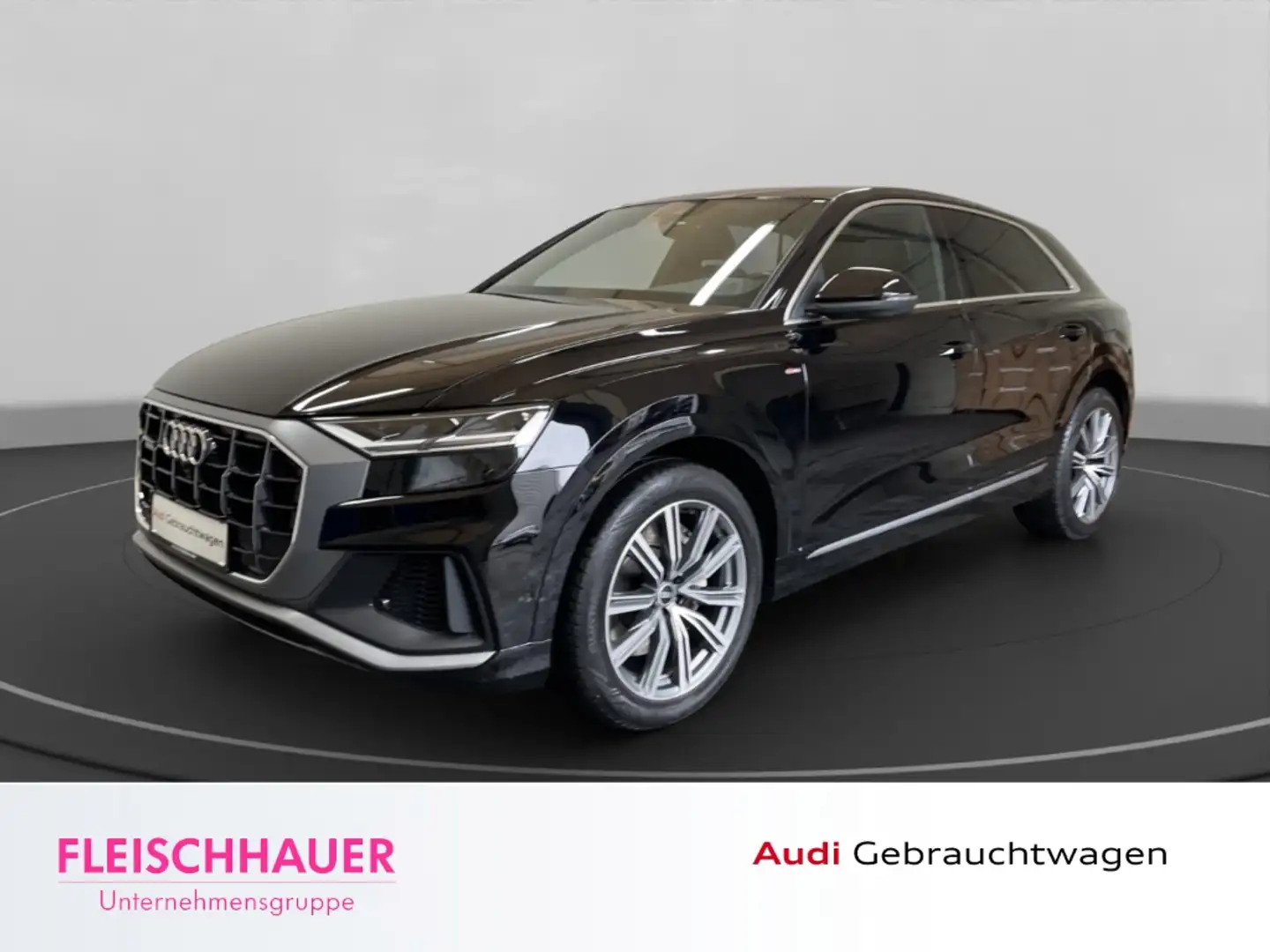 Audi Q8 55 TFSI e quattro S line Luftfederung AD Navi Lede Schwarz - 1