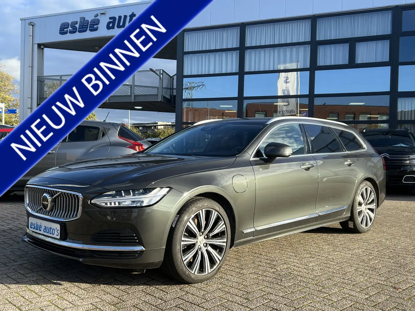 Volvo V90 2.0 T6 Recharge 340 pk AWD Inscription Trekhaak Ca Gris - 1