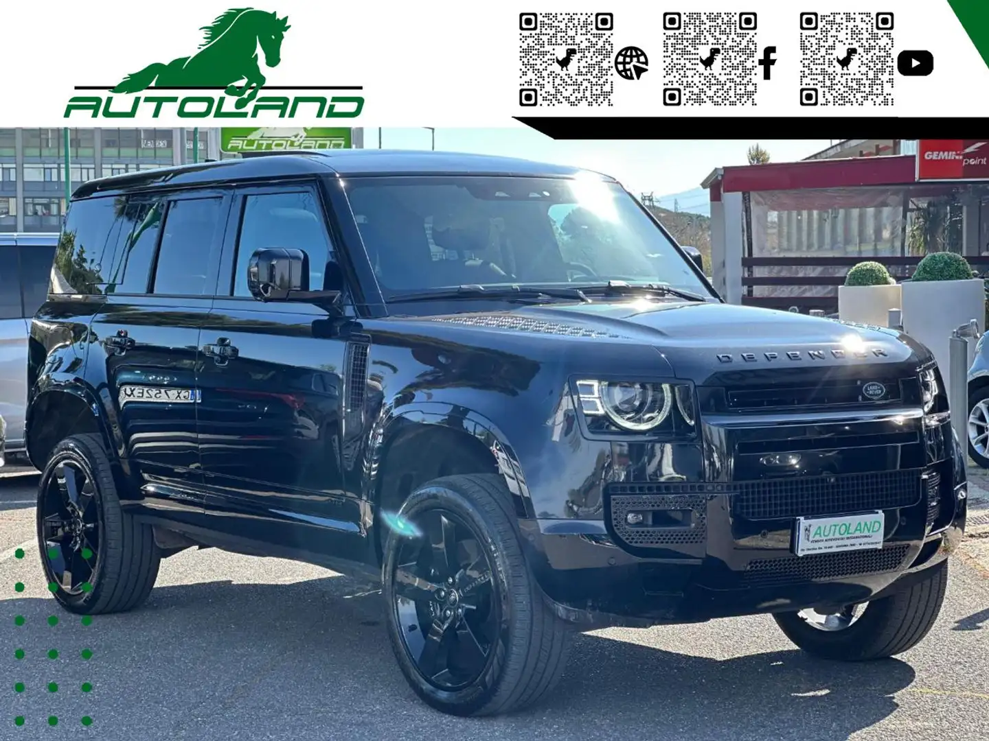 Land Rover Defender 110 5.0 V8 500 CV AWD Auto*UnicoProprietario Nero - 1