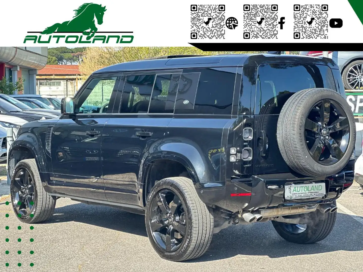 Land Rover Defender 110 5.0 V8 500 CV AWD Auto*UnicoProprietario Nero - 2